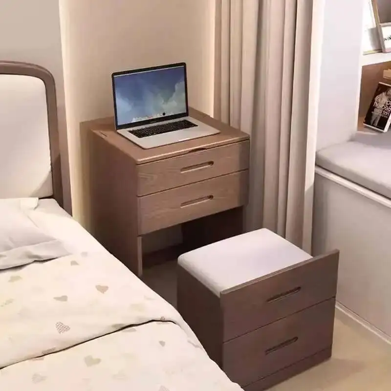 

Nordic Vintage Style Multifunctional Dressing Wooden Table Classic Dressing Table Container Organizer Schminktis Home Furniture