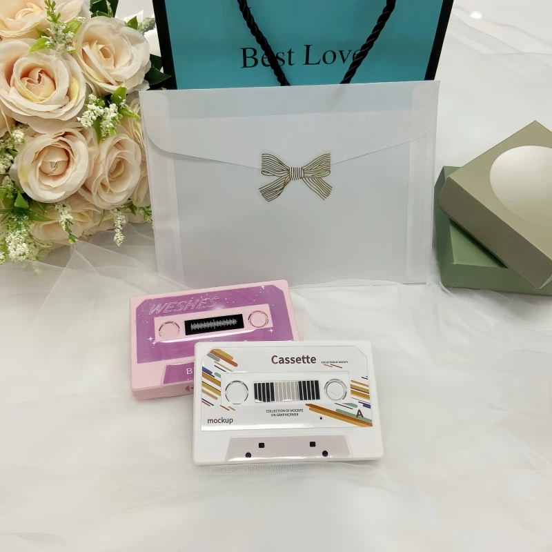 Recording Voice Tape Card  Recordable 5mins Thank You Gift Greeting Wedding Birthday Valentine\'s Day Anniversary Friend DIY Card