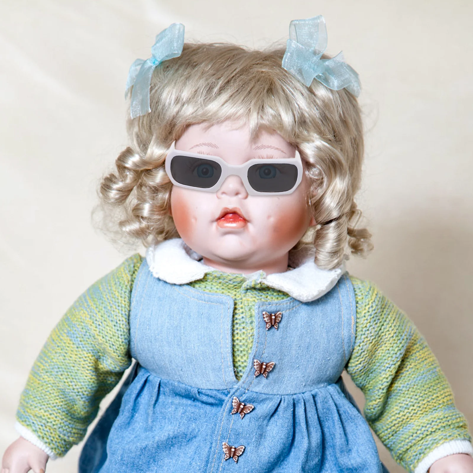 6-delige mini-zonnebrilaccessoireset voor 18 inch meisjes Stijlvolle plastic brillen voor rollenspel Dress-Up Outdoor Adventures