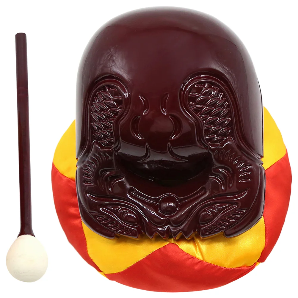 Fotang Wooden Fish Toy Instruments Religious Woodblock Sticks Natural Small Percussion Accessory Delicate Accessories