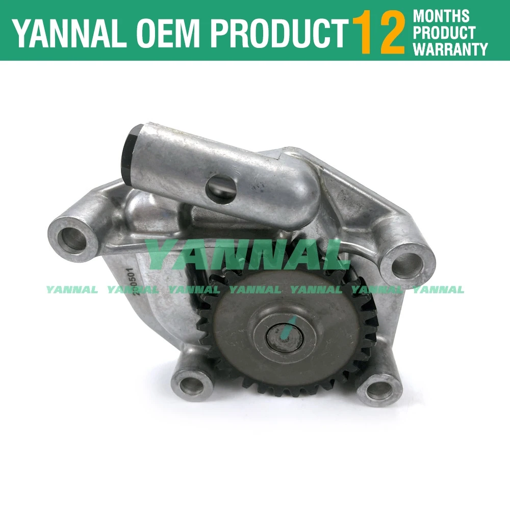 4TNV106 4TNE106 S4D106 Oil Pump for Yanmar engine Komatsu WB93R-2 WB140 Backhoe