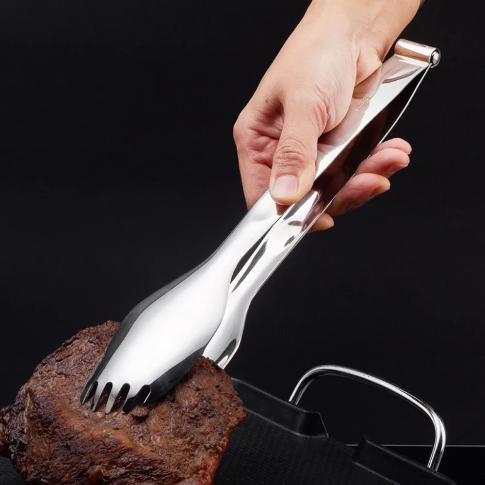 Creative Stainless Steel Detachable Food Tongs Portable Durable BBQ Clips Non-slip Multitool Tongs Kitchen