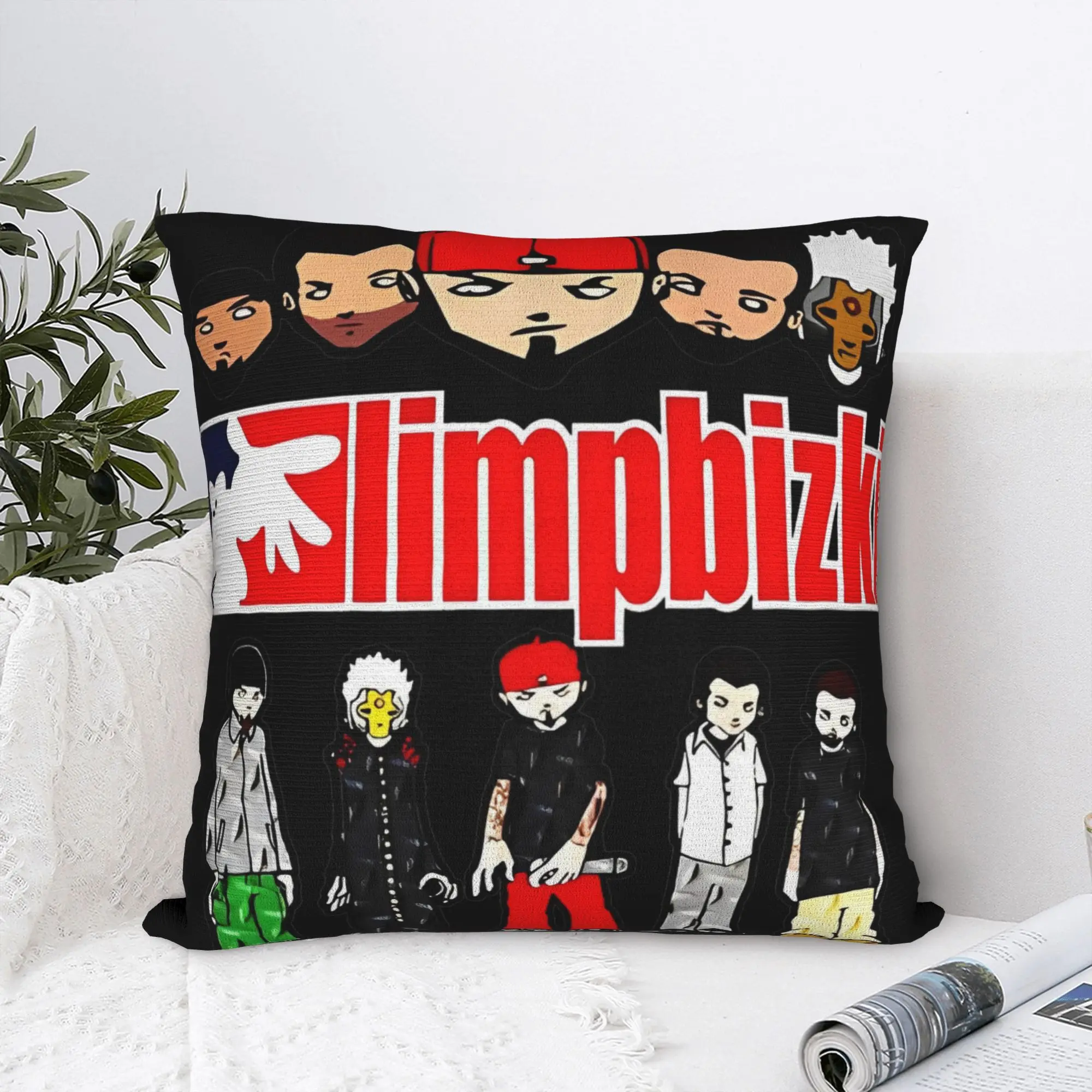 Limp Bizkit American Rap Rock Pillowcase Polyester Cushion Cover Decorations  Pillow Case Cover Home Wholesale 18'