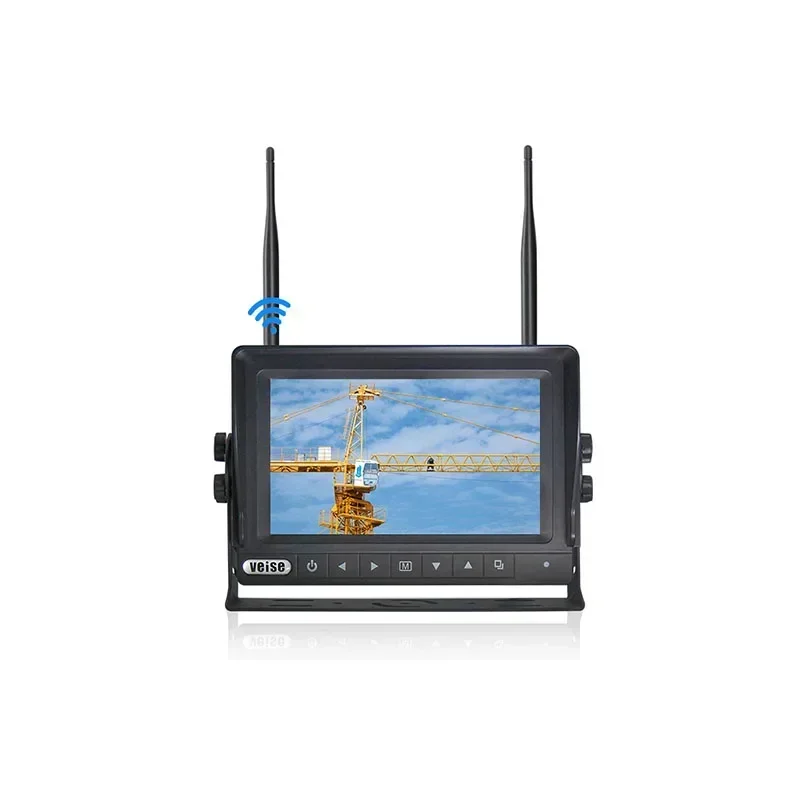 For Crane Trailer Waterproof Monitor HD Wireless Backup Rearview Reversing Camera System