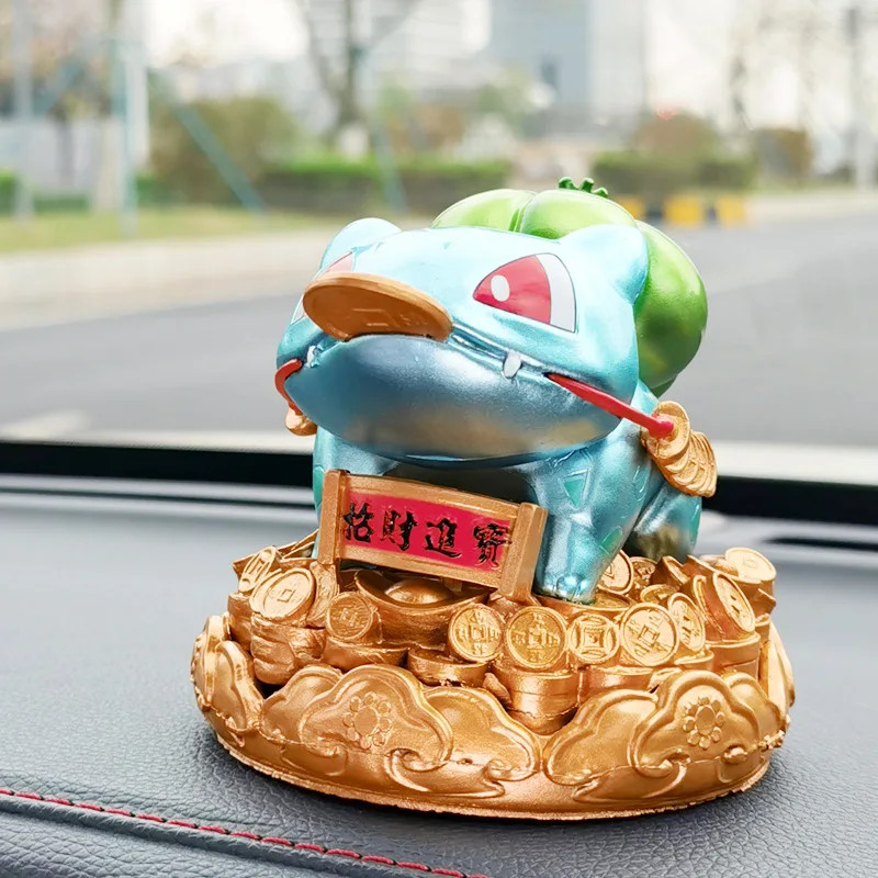 Anime   Pokemon   Goldenes Bulbasaur   Figurenmodell   Dekorationen   Desktop-Ornamente   Spielzeugpuppen   PVC   Automobil-Ornamente   Umgebung   Geschenk