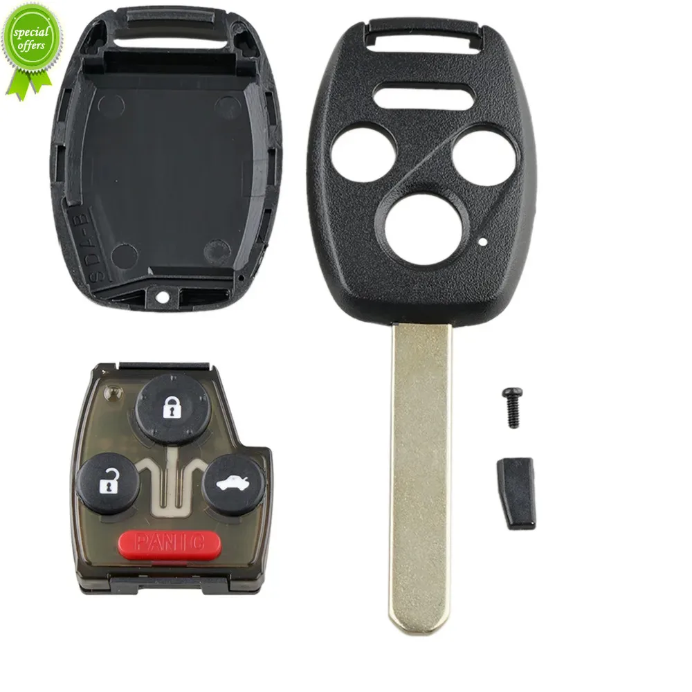 J54 car key 4 key + ID46 chip 313.8 frequency Remote Entry Key Fob forHonda 2003 2004 2005 2006 2007 Accord oucg8d-380h-a