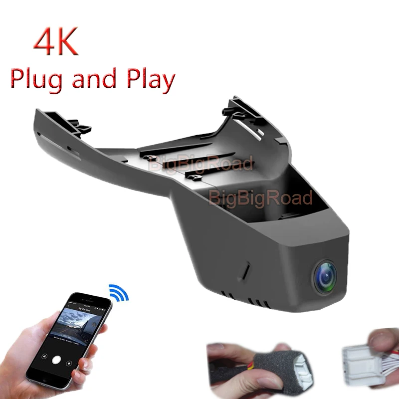 4K Plug And Play For Citroen C5-X C5X C5 X 2021 2022 Car Video Recorder Wifi DVR Dash Cam Camera FHD 2160P