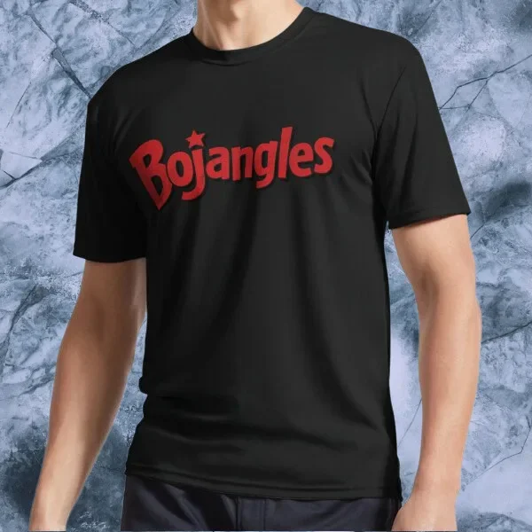 Bojangles Vintage Faded Texture Logo Active T-Shirt Funny Logo Tee Men's T-Shirt