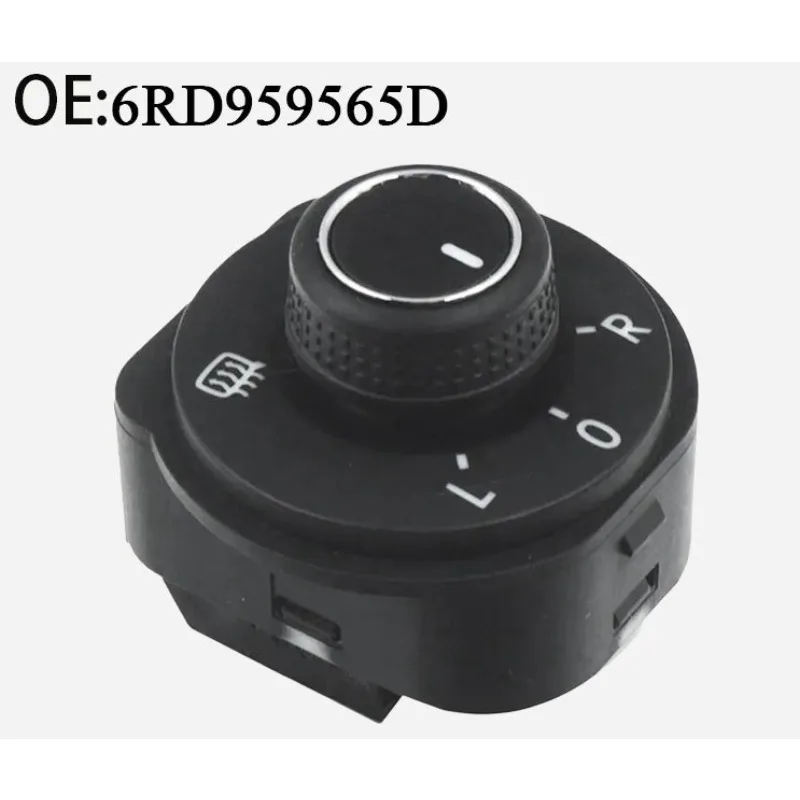 6RD959565D Suitable for Volkswagen POLO Polo car rearview mirror adjustment knob switch rearview mirror switch
