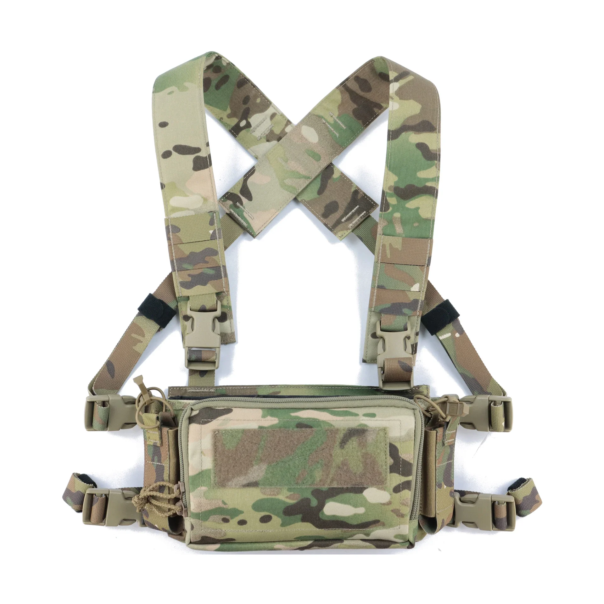 AFG-CR009 ApeForceGear D3CRM Chest Rig Tactical Airsoft M4 AR Camo X Strap Military Milsim Wargame Airsoft