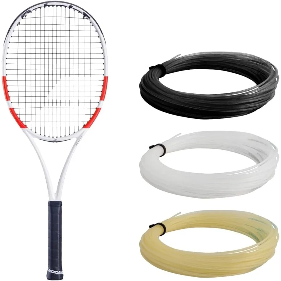 

Pure Strike 98 16x19 Tennis Racquet 4th Gen - Strung with 16g Syn Gut at Mid-Range Tension for Enhanced Control and Power in Co