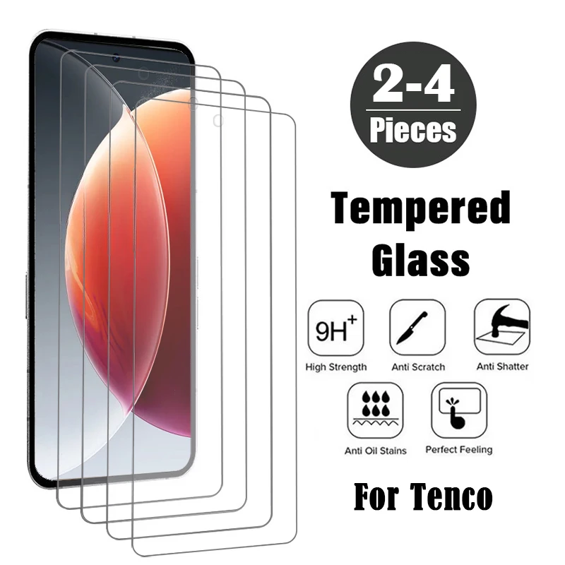 

2-4Pcs Screen Protectors for Tecno Camon 30 20 19 Pro Neo 18T 18P Tempered Glass for Camon 30 20 18 Premier HD Protective Film