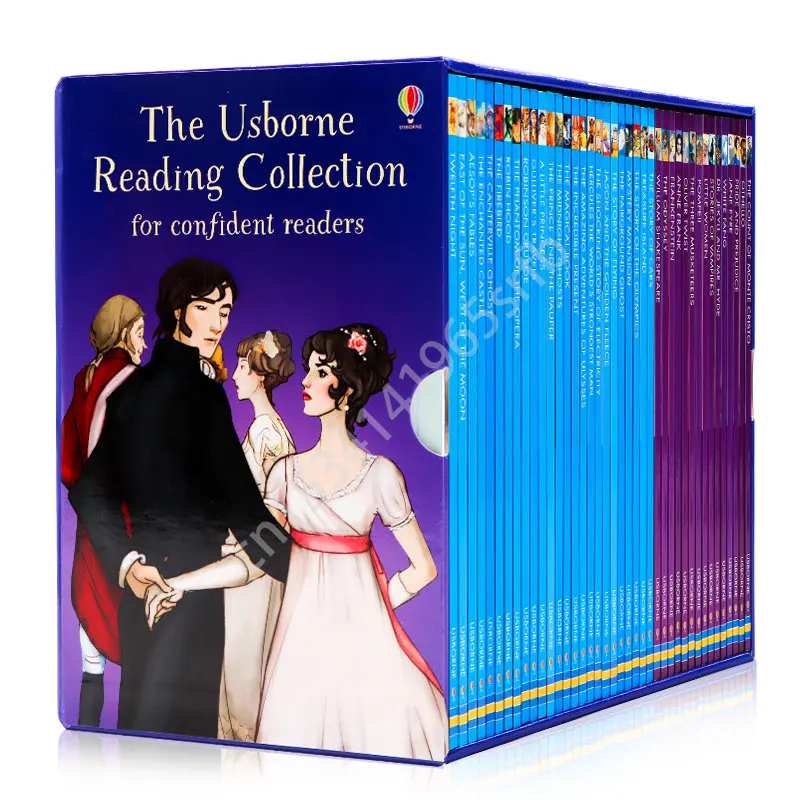 

40 Volumes The Usborne Reading Collection Stage 4 English Book Child Kids Word Sentence Fairy Tale Story Book