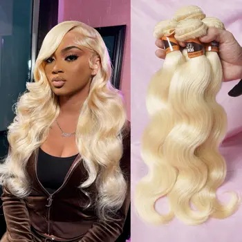 10 best sales Blonde Haarverlängerungen - №6