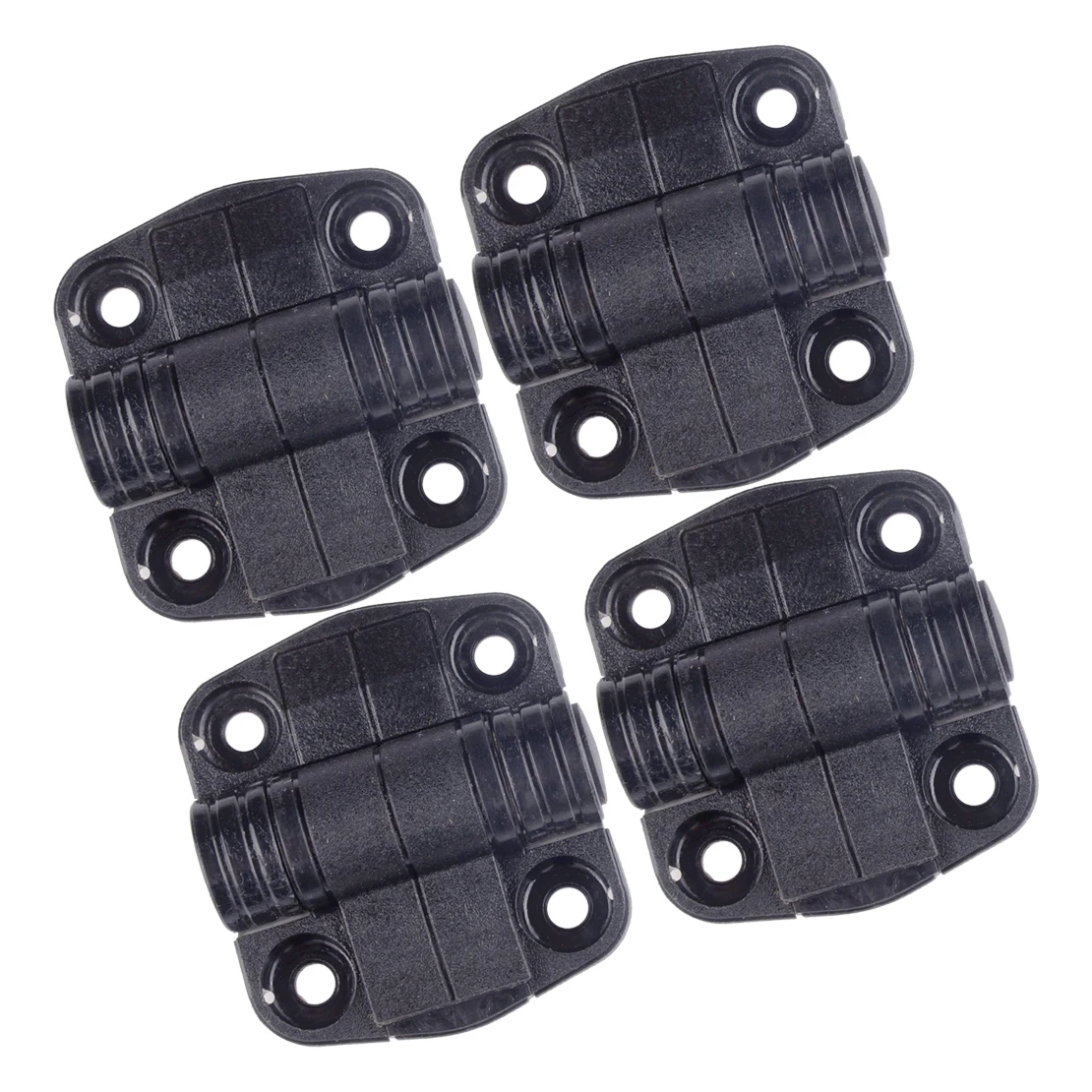 4Pcs Position Control Hinges 115 Degree Fit for C6-25 C6-5 Home Office Cupboard Closet Cabinet Showcase Doors Black