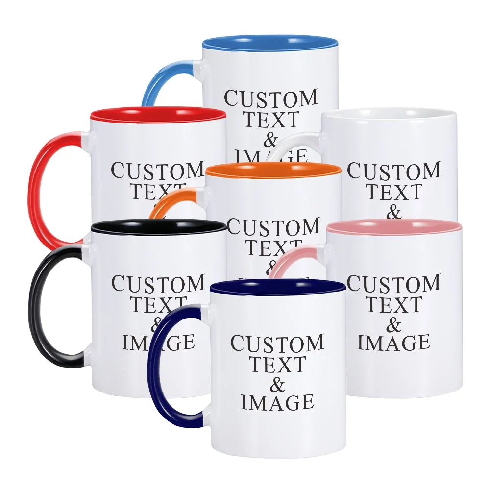 Custom Mug Personalized Coffee Mug Custom Photo Text Logo Novelty Customized Gifts for Men and Women Tea Cup 11oz Coffee Mug