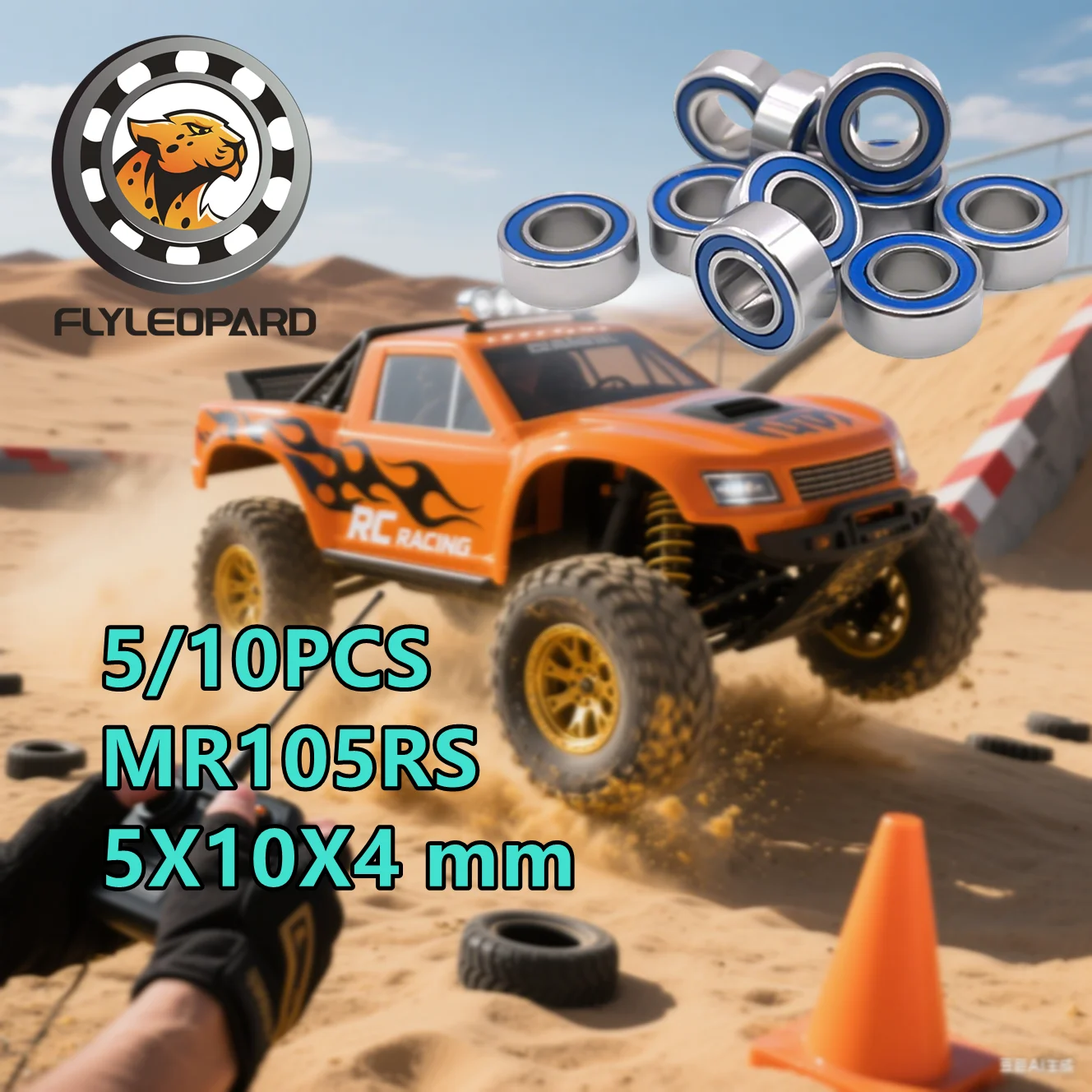 

5/10 шт. MR105RS подшипник 5X10X4 мм ABEC-7 миниатюрные шарикоподшипники MR105-2RS RS MR105 2RS с синим уплотнением