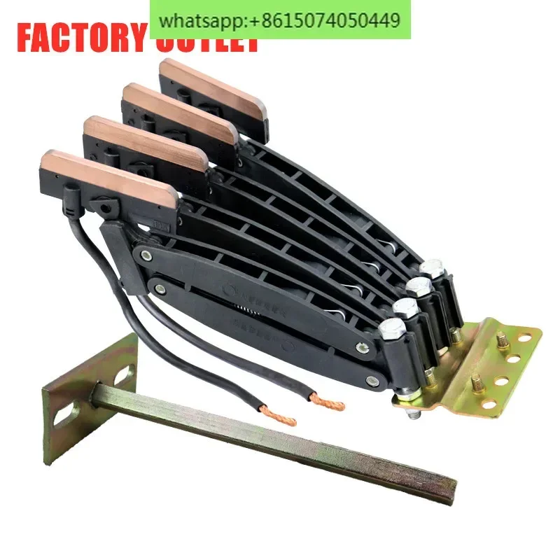 آمنة سلسة الكهربائية بسبار الكربون فرشاة عزل موصل النحاس رافعة بسبار السلطة السكك الحديدية جامع