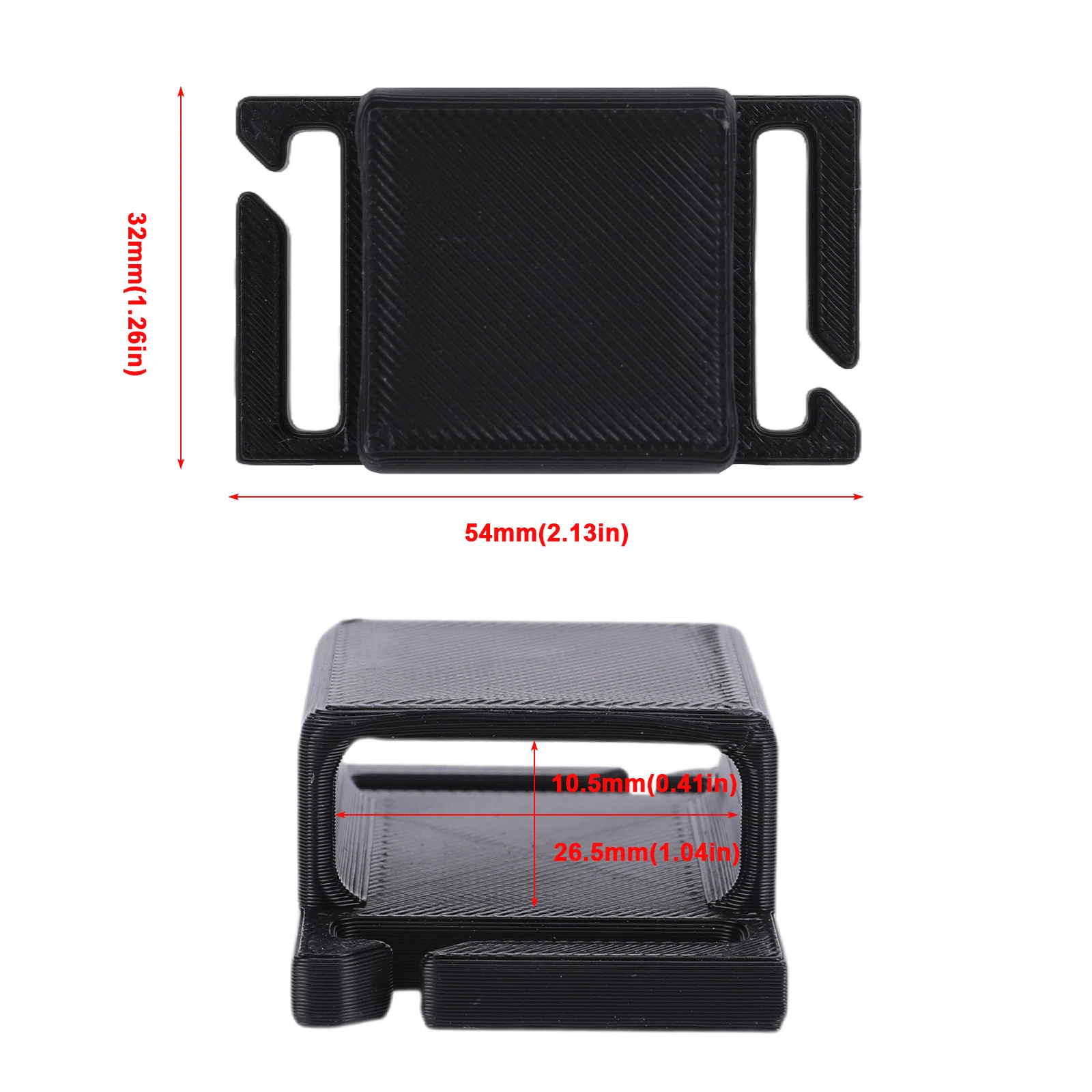 1-4Pcs Two Way Radio Mount Outdoor Walkie Talkie Clip Anti Slip Compact Radio Belt Clip Holder for Backpack PETG Hiking Camping view 6