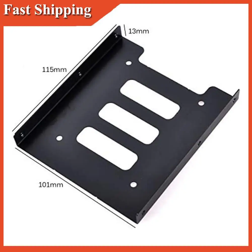 مجموعة تركيب محرك الأقراص الصلبة الداخلي مقاس 2.5 بوصة SSD إلى 3.5 بوصة مع كابلات بيانات SATA وكابلات الطاقة (قوسين SSDان