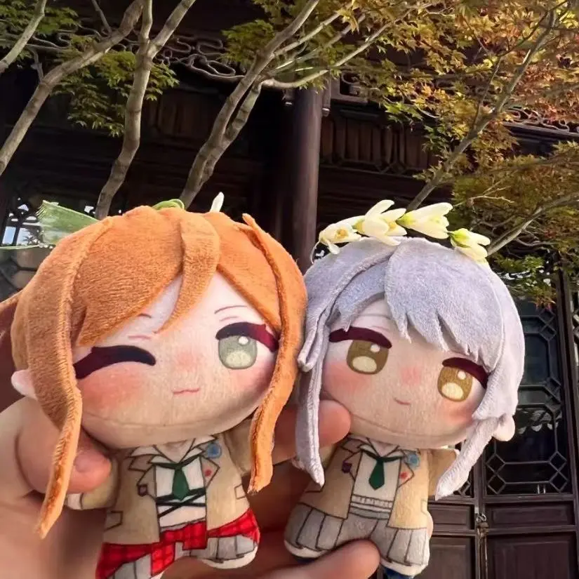 Pelúcia BanG Dream de 10cm! Boneca de pelúcia de algodão lisa imai roselia corpo impresso yukina minatounu chaveiro pingente presente brinquedos natal