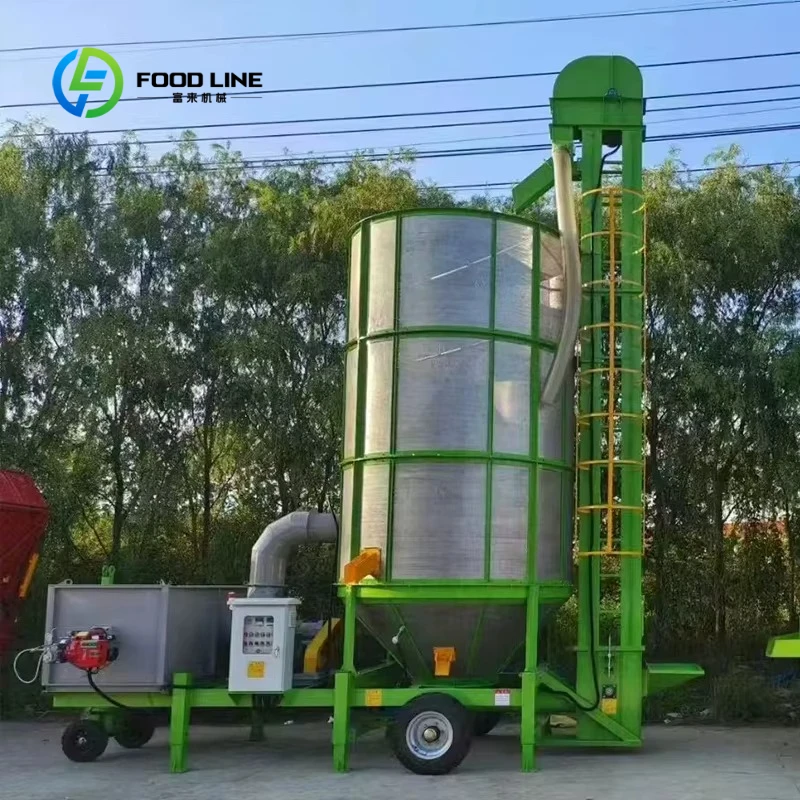 Customized Mobile Grain Dryer for Efficient Drying of Paddy Rice Corn Soybean Agriculture Grain Drying Machine
