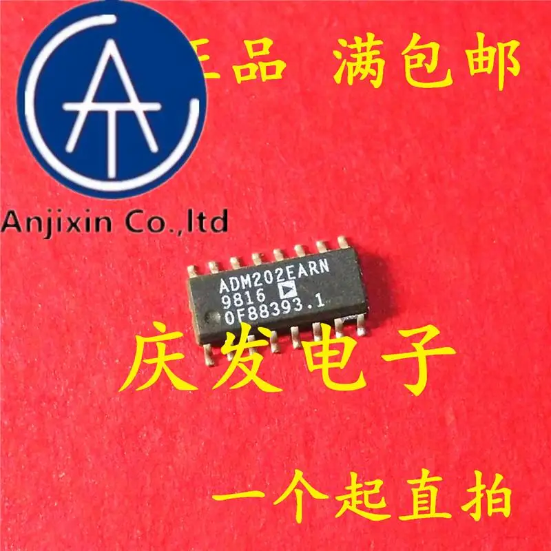 10pcs 100% orginal new in stock  ADM202 ADM202EARNZ ADM202EARN ADM202EA SOP16