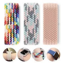 Band For Apple watch 10 46mm 42mm Series 9 7 8 5 SE 6 44mm 45mm 40mm 38 41mm bracelet correa Braided Solo Loop Ultra 49mm Strap