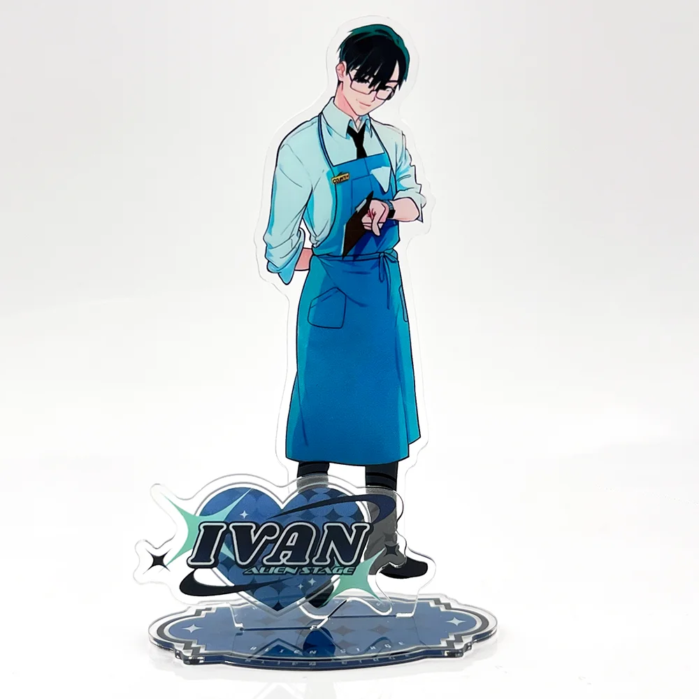 Anime ALIEN STAGE Till Ivan Cosplay Acrylic Stand Cartoon Figures Model Standing Plates Desk Decoration Ornament Christmas Gifts image 4