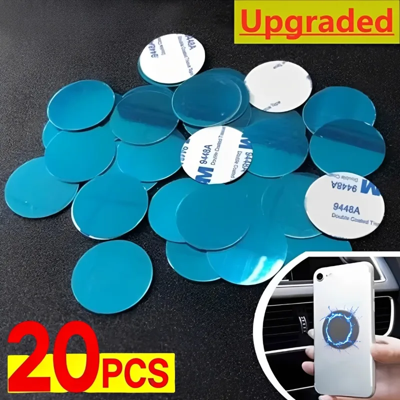

1-20Pcs Magnetic Metal Plate for Magnetic Car Phone Holder Universal Iron Sheet Sticker Stand Mobile Phone Magnet Holder Mount