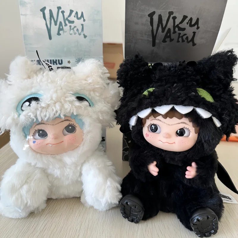 

Brand New Wakuku Complete Series Hanging Card Cool Leopard Cool King Rebellious Hanging Card Vinyl Face Doll Cute Birthday Gifts