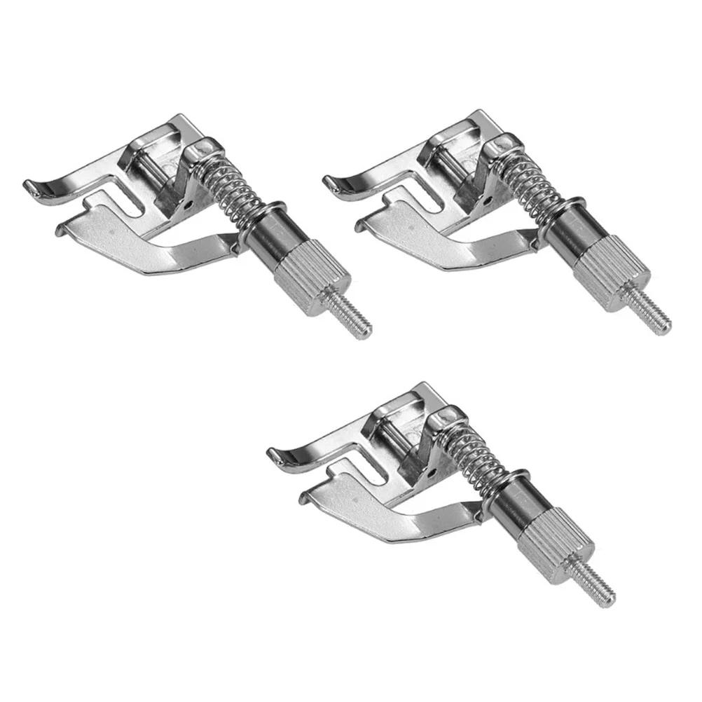 

3pcs Metal Feet For Electric Machine Replacement Alloy Sewing Machine Parts Easy Install Lightweight Pack Replacement Presser