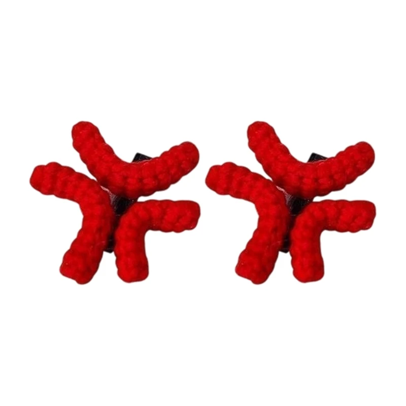 

652F 2lots Funny Cartoon Hairpin Women Fashion Hair Clip Creative Pattern Hair Pin for Fashionable Women