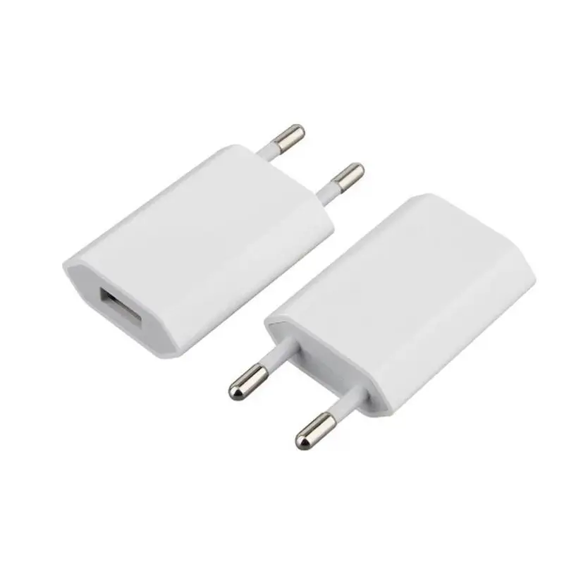 EU Plug 5V 1A USB Wall Travel Charger Power Adapter 5W Mobile Phone For Apple iphone  XS Max X 6S 5 7 Samsung HTC Huawei Xiaomi