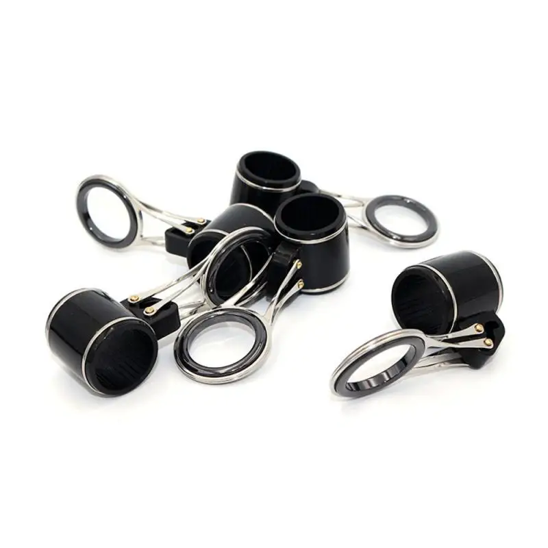 حلقة توجيه مغناطيسية من الفولاذ المقاوم للصدأ ، دليل العين القابل للطي ، سلك طويل الصب ، قضيب بحري مُعدّل تصليح ذاتي الصنع ، صنارة صيد مرساة