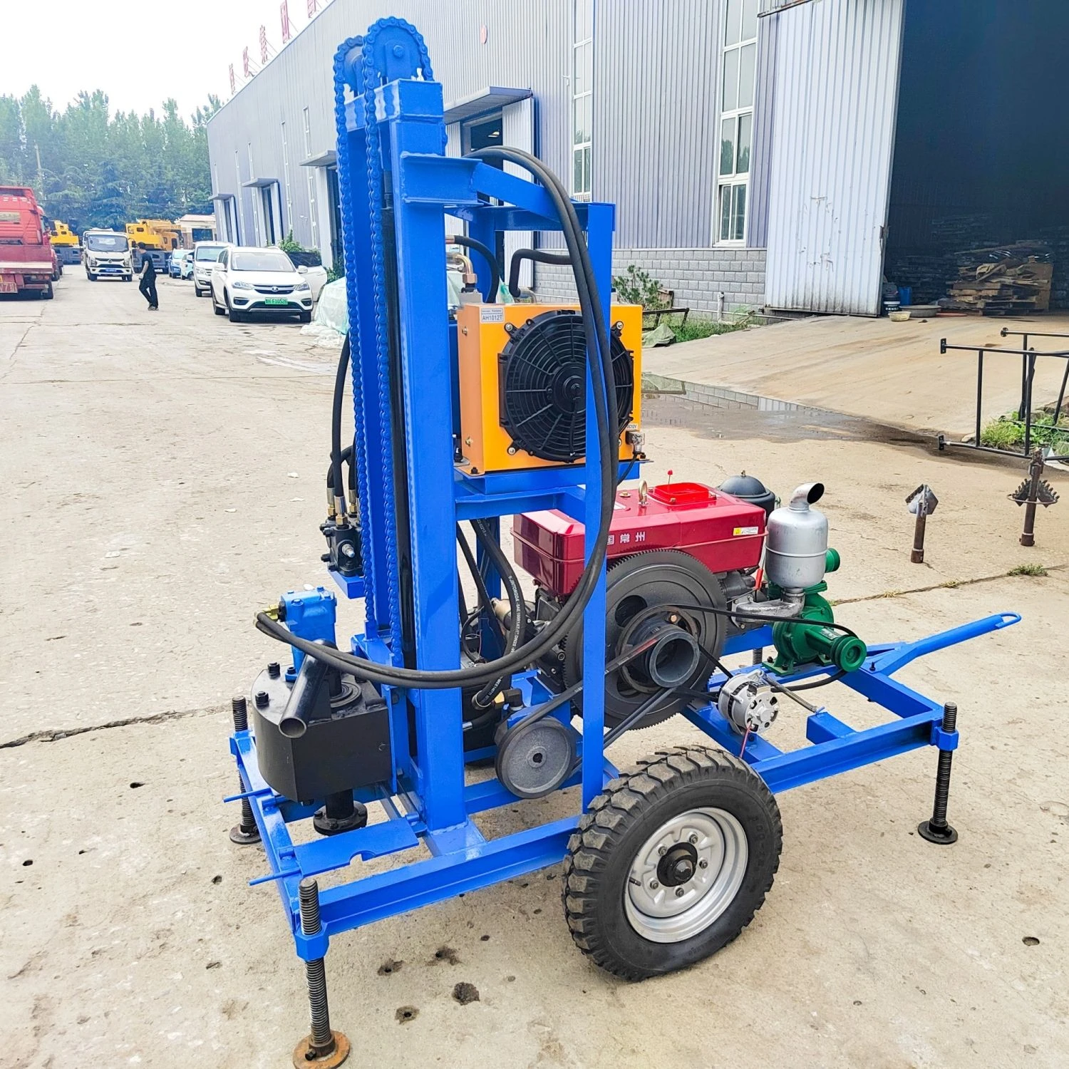 Factory Direct Sales of Small Drilling Equipment, Portable Water Well Drilling Rig Exported to Africa