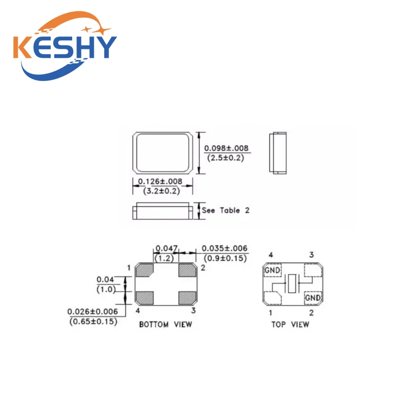 5 STKS 3225 Passieve SMD Quartz Resonator Kristaloscillator Metalen SMD 4pin 8 MHZ 10 MHZ 12 MHZ 16 MHZ 20 MHZ 24 MHZ 25 MHZ 27 M 32 M 40 M