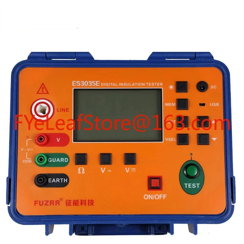 ES3045E High Voltage 10kv Transformer Winding Resistance Ohmmeter Digital insulation Resistance Test Meter