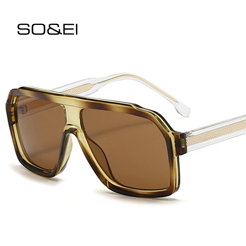 SO i EI Retro męskie okulary przeciwsłoneczne pilotki moda gradientowe damskie luksusowe odcienie UV400 Outdoor Driving kwadratowe okulary przeciwsłoneczne