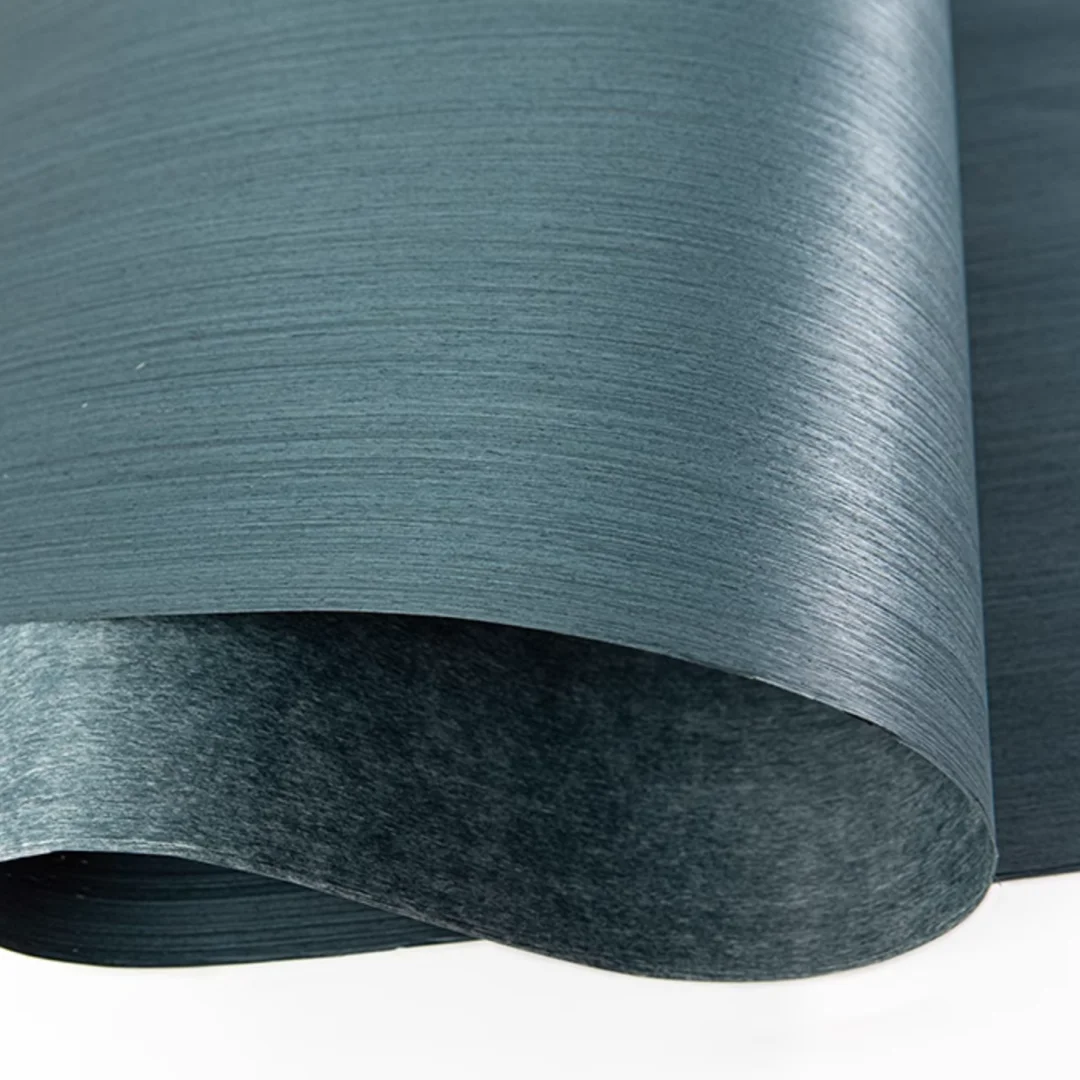 Size:2.5x0.58m Thick:0.25mm Blue Straight-Grained Tech Wood Veneer Sheet DIY Home Decor Automotive Interior Cupboard Veneering