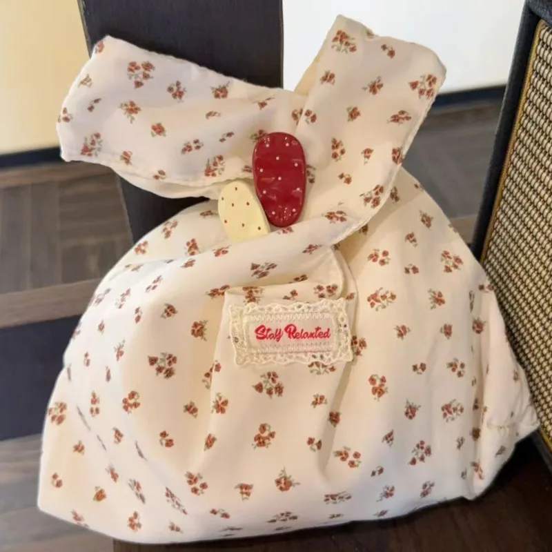 

Korean Lace Tote Bag With Letter Print Ins Shoulder Bag Cute Student Back To School Sweet High Capacity Handbag Commute Bag New