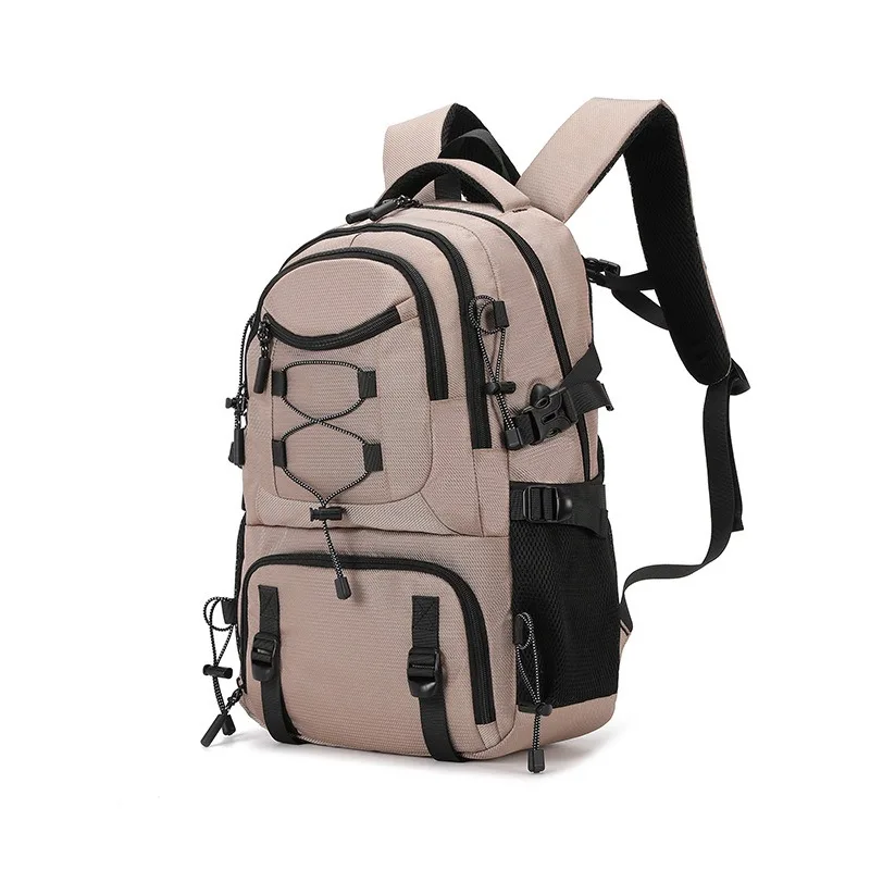 Nesitu High Quality Large Capacity A4 14 15.6'' Laptop Women Men's Backpack Hiking Duffle Travel Bag Red Blue Grey Black M1399