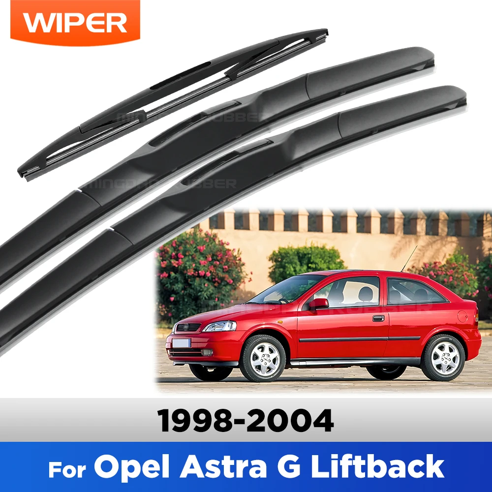 

For Opel Astra G Liftback 1998-2004 1999 2000 2001 Wiper Front&Rear Wiper Blades Windshield Windscreen Window Brushes 20"19"16"