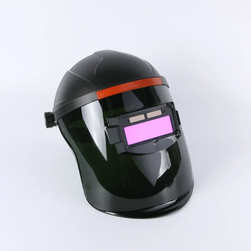 Maschera protettiva professionale per saldatura Laser trasparente casco in vetro con luce elettronica E-oscuramento per il taglio della marcatura