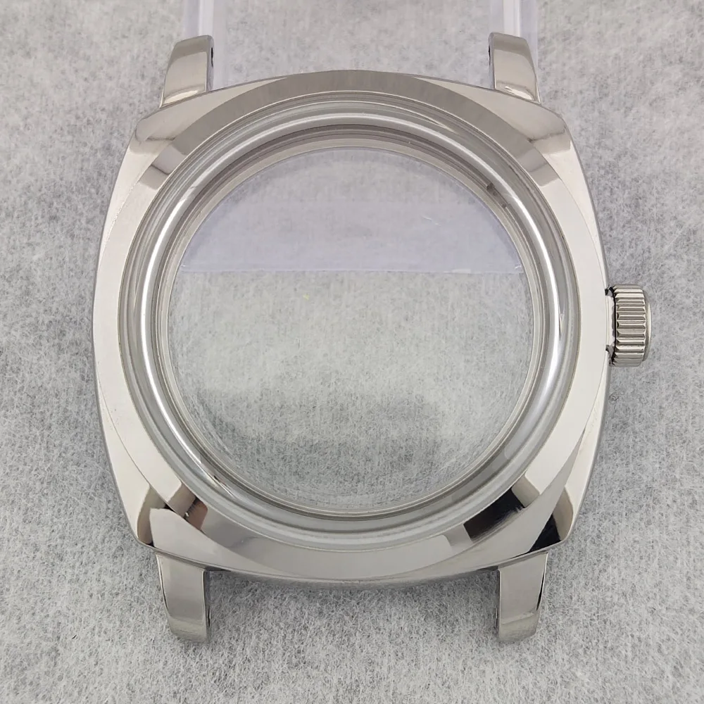 45mm Watch Case Seagull ST 3600 Case ETA 6497 Movement Case Stainless Steel Waterproof Case Men's Watch Accessory