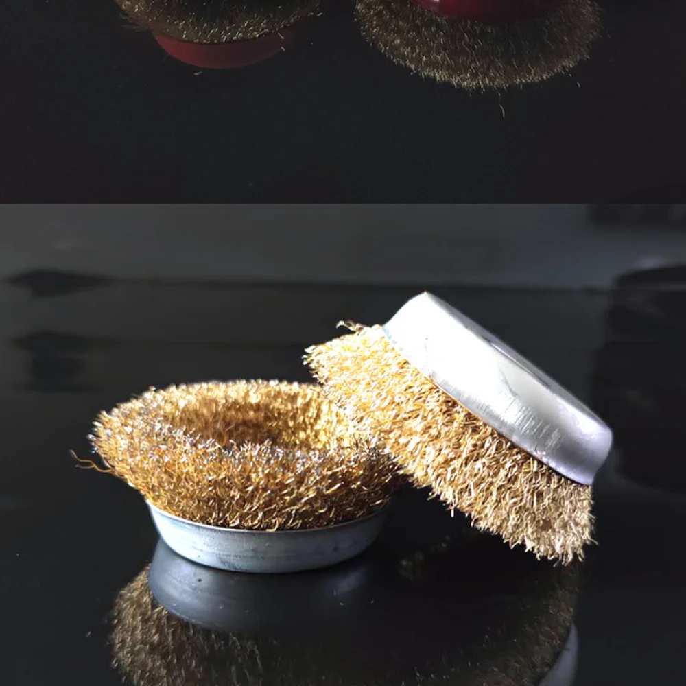 For Xinda Angle Grinder Wire Wheel Cup Brush Stainless Steel Polishing Disc Metal Surface Finishing Rust Paint Removal Tool