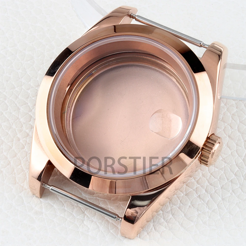 36mm/39mm Nh35 Watch Case Sapphire Glass Solid 316L Stainless Steel Waterproof for Datejust NH35 NH36 Movement 28.5mm Dial