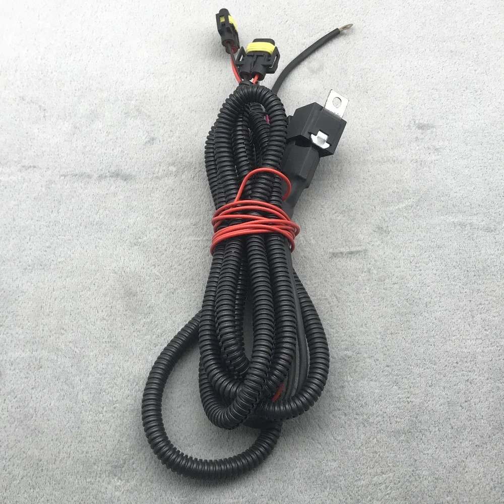 For VW New Polo Golf Jetta MK5 MK6 Skoda Octavia Fog Light Lamp Wires Harness Cable With Fuse Car Accessories - view 2