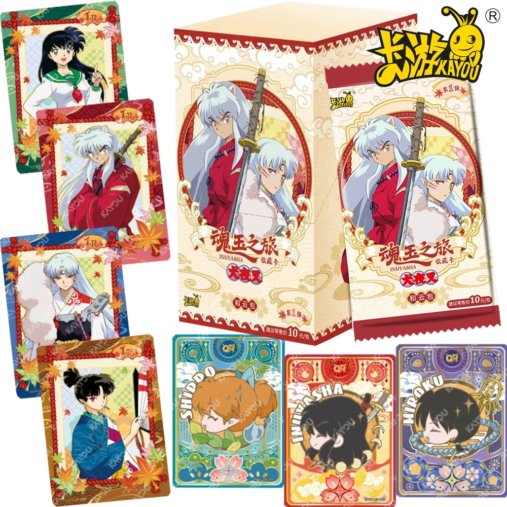 

Kayou Original Inuyasha Collection Cards Adventure Anime Protagonist Higurashi Kagome Exquisite Character Cards Festival Gifts