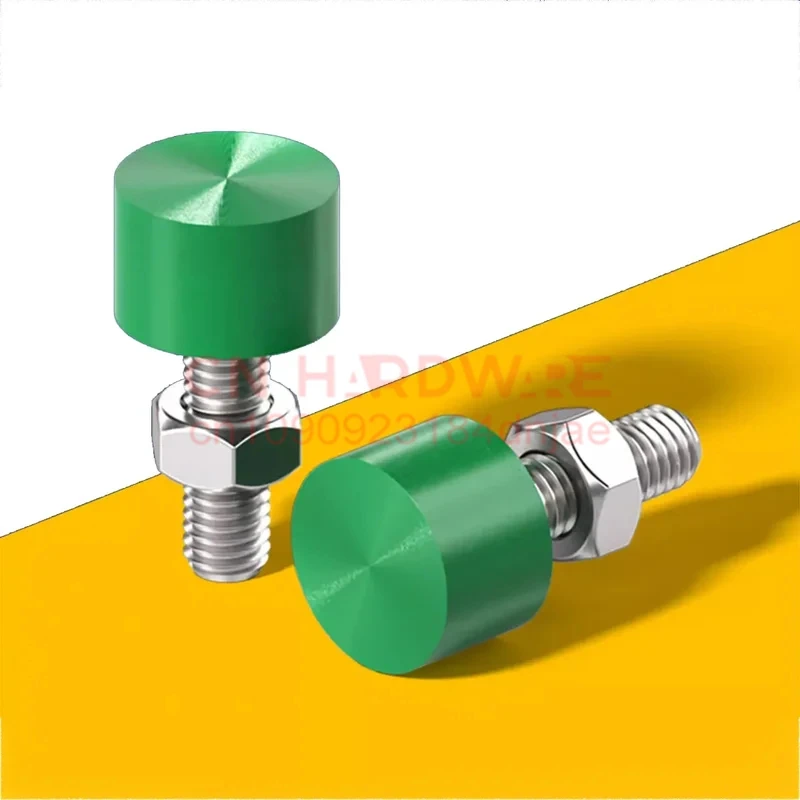 Stop Bolt/With Polyurethane Anti-Collision Buffer Screw/Stainless Steel With Low Elasticity Rubber Shock Absorber Block